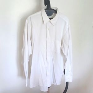 Mens Izod White suite shirt